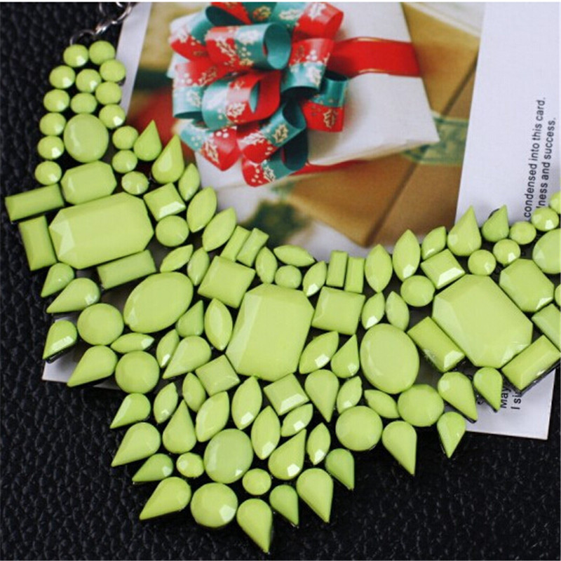 Free Shipping 2014 New Arrival Resin Fashion Charm Gem Cute Necklaces Pendants Fashion Jewelry Jewelery Woman