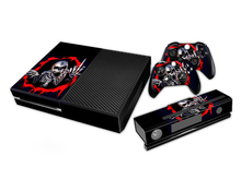 Hot Skeleton Full body Skin Sticker Protector For Microsoft For Xbox one Console Controller Gamepad Durable For xbox Video Game