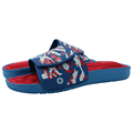 Rowoo Mens Adjustable Massage Slip on Cozy Memory Foam Flip Flops and Pool Bedroom Indoor House