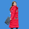 2016Korea Winter New Fashion Thicken Warm Fur Ball Hooded Down Jacket Women Cotton Slim Large size