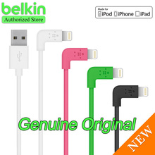 New Arrival! Belkin Original MFi Certified 8-pin 90 degree Lightning Cable (charge+sync,1.2m) for iPhone6 Free Shipping