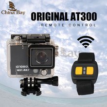free shipping!!Original AT300 Wifi 4K 10fps FHD 1080P RF Remote Control Helmet Sports Action Camera mini camcorder go pro style