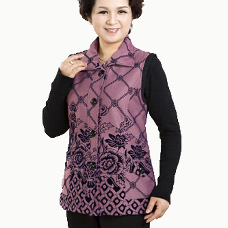 Hot Sale middle-aged women Cotton Vest 2015 Autum...