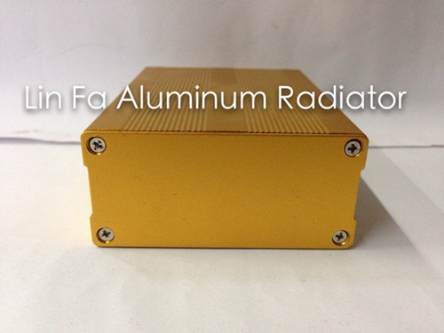 1pcs Aluminum radiator PCB board dedicated aluminum power shell exclusively dedicated amplifier cooling shell 100 76