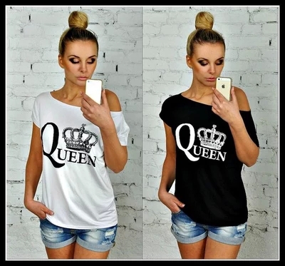 2015women's t      queen     bluse camiseta feminina
