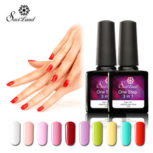 Saviland 1pcs One Step Three In One LED&UV Nail Gel Varnishes Professional UV Gel Nail Art Esmalte Permanent Polish