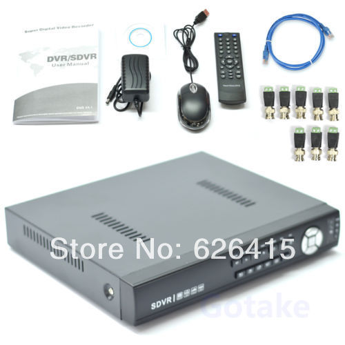 Details about 8CH 960H H.264 SDVR DVR +Hybrid DVR/NVR Security IP Camera Video Recorder WiFi Cloud + CCTV BNC Balun