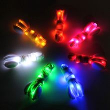 Fashion LED Shoelaces 110cm Shoe Laces Flash Light Up Glow Stick Strap Flat Shoelaces Disco Party Shoes Accessories 1Pair LS01