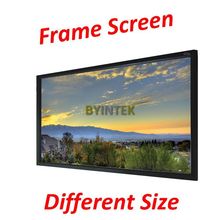 Professional Easy Installation 16:9 90inch Frame Family Theater Projector Projection Screen