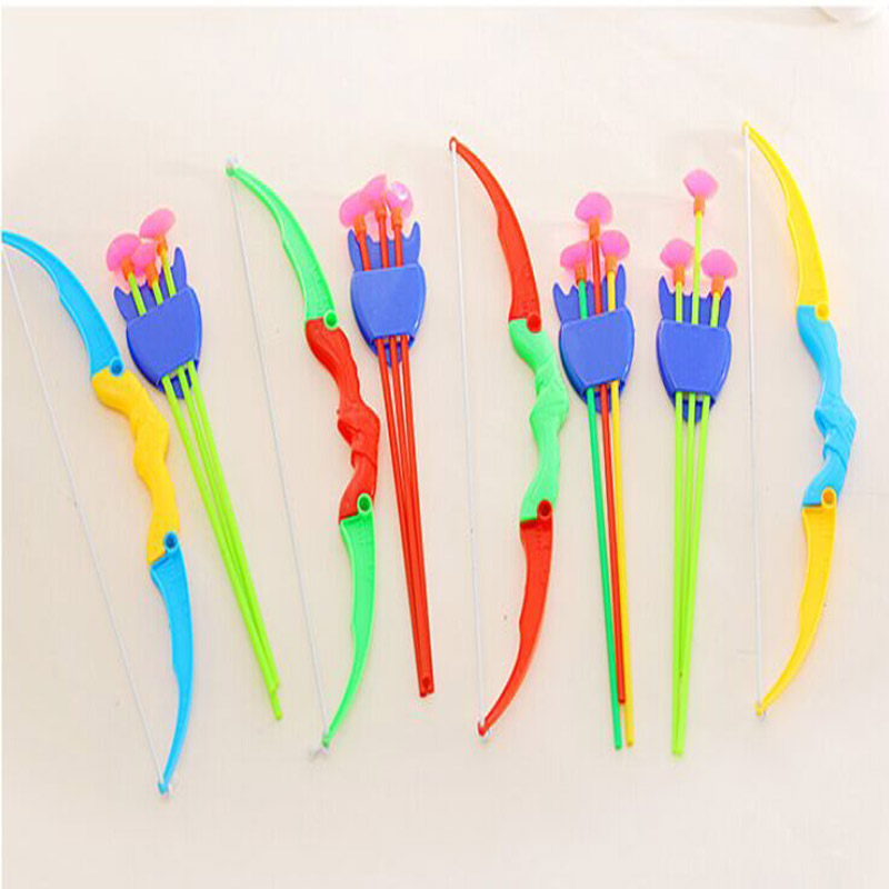 plastic toy bow and arrow set