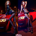 Female singer ds beyonce costume SEXY dj twirled service fashion one piece costumes stage costumes for