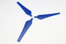 F11016 1 Set 12*4.5 1 Set Blue Folding Nylon 3-Blade Propeller Prop CCW for Drone RC Multicopters