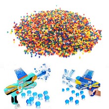 NEW 200pcs/bag growing crystal water balls soft crystal water paintball gun bulletsoil water beads air water gun toys hot
