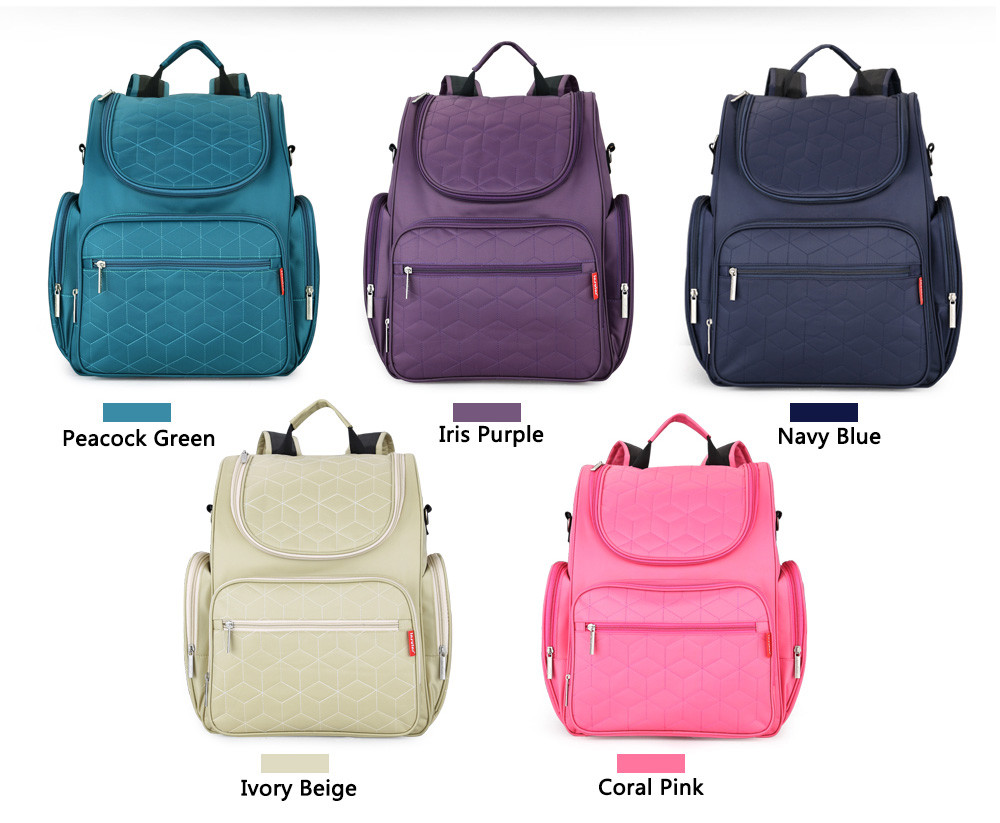New Baby Diaper Backpack 210D Nylon Heavy Duty Mommy Backpack Nappy
