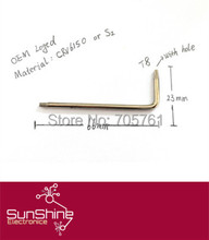 3 MM DIA tamaño TORX 10/8 2 HEAD T8 / T10 tornillos Allen tornillo Keys llave Allen hexagonal llave abierta llavero toolsmade in china seguridad llave Allen