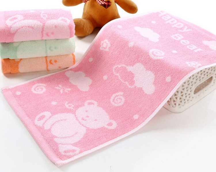 3pcslot 2550cm Baby Face Towel Kids Children Baby Bath Towel Toalha De Banho Cute Cartoon Towel Set Bathroom Product Girls Boy (6)
