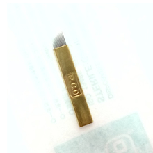 50PCS PCD 12 Pin Permanent Makeup Eyebrow Tatoo Blade Microblading Needles For 3D Embroidery Manual Tattoo