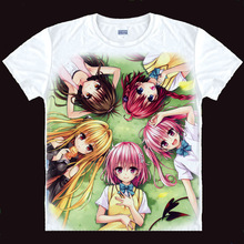 To Love-Ru Momo Nana Astar T shirts Japanese anime shirt 3d print Cosplay tshirt Men’s t-shirt camisas hombre masculina camisa
