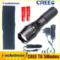 CREE XML T6 3000lm Adjustable Led Flashlight Led Torch Car Charger Battery Charger 2 18650 Rechargeable