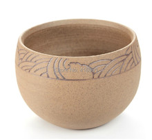 Birdhouse Matcha Bowl Manual Craved Ceramic Japanese Tea accessories Lotus lucky cloud Sea wave patterns send