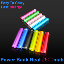 high quality 2600mAh power bank mobile phone external 18650 battery backup power protable charge powerbank for