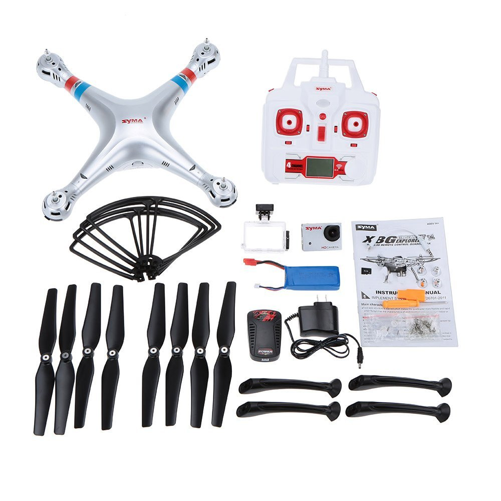 Syma X8G 2.4G 4CH With 8MP HD Camera Helicopter Headless Mode RC