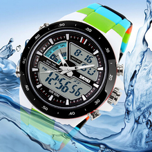 2016 hot Men Sports Watches Waterproof Fashion Casual Quartz Watch Digital & Analog Military Multifunction Men’s Sports Watches