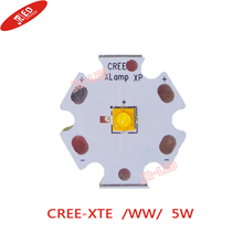 Speicial предложение 15 шт. X CREE хте 5 W из светодиодов тёплый белый 3000 — 3200 K CREE XT-E 1 — 5 W с высокой мощностью светодиодный чип с 20 мм печатная плата