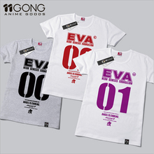 New Real Free shipping Cotton Bamboo Fiber EVA – Evangelion Rei Ayanami Color woman and man T-shirt Japan Anime TT