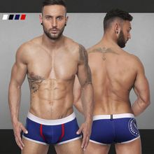 New Fashion Ropa Sexy Interior Hombre Men’s Brand Underwear Breathable Cotton Flat Foot Underpants Boxer Shorts Underwear