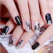 new fashion design beauty nail decal 3D nail charms sticker on nails full cover nail art