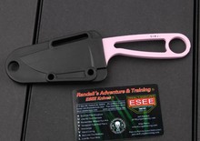 Multicolor OEM mini camping straight hunting survival knife fixed blade rescue tools 55 HRC steel handle