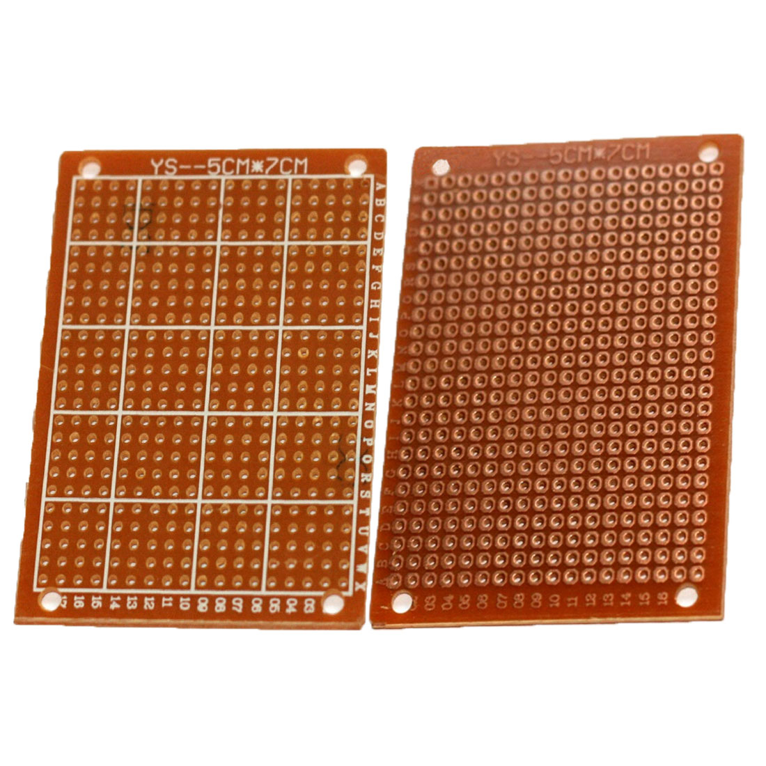 2Pcs set Prototyping Circuit Boards 50 x 70mm DIY Prototype Matrix Stripboard PCB UK