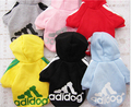 Oh My Puppy Free Shipping Dog Clothes seven colors Fashion movement fleece Dog Winter Cothes