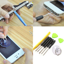 2015 new 9 in 1 Universal Opening Pry Repair Screwdrivers Tools Set Kit For iPhone 5