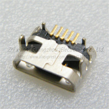 20pcs lot M504 Micro usb jack connector 5pin flapper Mike female socket USB socket