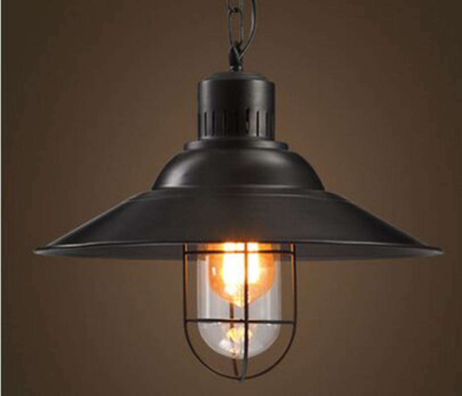 Loft rural industrial vintage pendant light north European American restaurant warehouse bird cage pendant lamp
