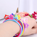3Pcs Lot Mix Colors Lovely Girl Hair Band Elastic Cute Beauty Rubber Scrunchy For Girl Crown