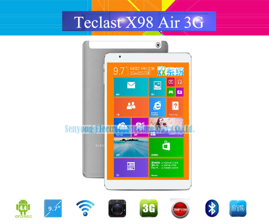 9 7 Inch Teclast X98 Air 3G Dual Boot Intel Bay Trail T Quad Core 2