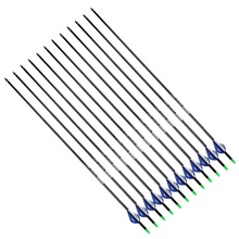 12 pcs lot New 31 inch Long Carbon Shaft Carbon Arrows with Steel Point Spine 350