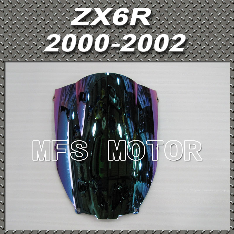 Новый двигатель для Kawasaki ZX6R 2000 2002 00 01 02 / ветровое стекло свет иридиум магия цвета мотоцикл часть
