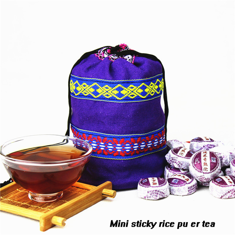 Mini Super sticky rice tea Wholesale 250g pu er tea China yunnan pu erh tea Pu