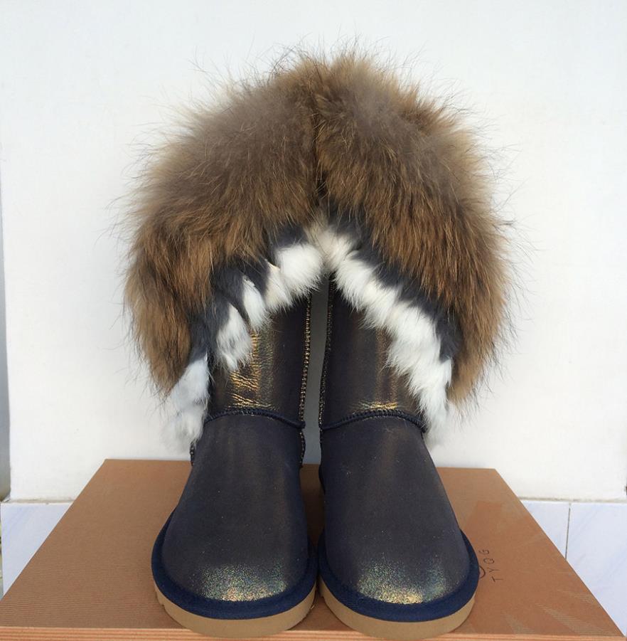 sheepskin lined winter boots