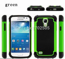 Free SCREEN PROTECTOR Hybrid Rugged Rubber Hard Case Cover For SAMSUNG GALAXY S4 MINI I9190 free shipping