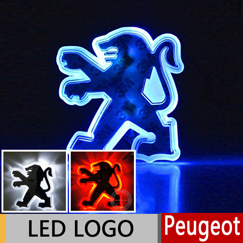  Logo   Peugeot 206 307 408     Ledlight      