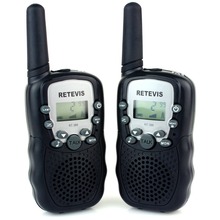t-388 2 stuks dubbele zwarte verstelbare draagbare mini draadloze lcd 5k vox meerdere kanalen 2-weg radio reizen walkie talkie