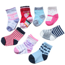 Newborn 0 1 2 Years of Age Cartoon Baby Socks Girl Boy Non Slip Meias Infantil