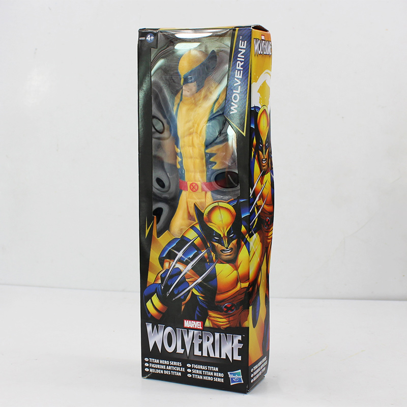 Super Hero X-men Wolverine PVC Action Figure Collectible Toy The AVENGERS Marvel Titan Hero Series With in Box
