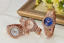 Kingsky Brand Fashion Casual Watches Party Diamond Women Wristwatches Rose Gold Quartz Clock Ladies Dress Time