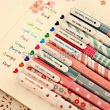 100 pcs/lot цвет гель ручки каваи канцелярские корейский цветок Canetas эсколар papelaria офис материал школа поставки